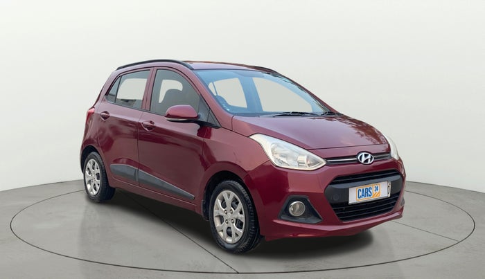 2016 Hyundai Grand i10 SPORTZ 1.2 KAPPA VTVT, Petrol, Manual, 15,834 km, Right Front Diagonal