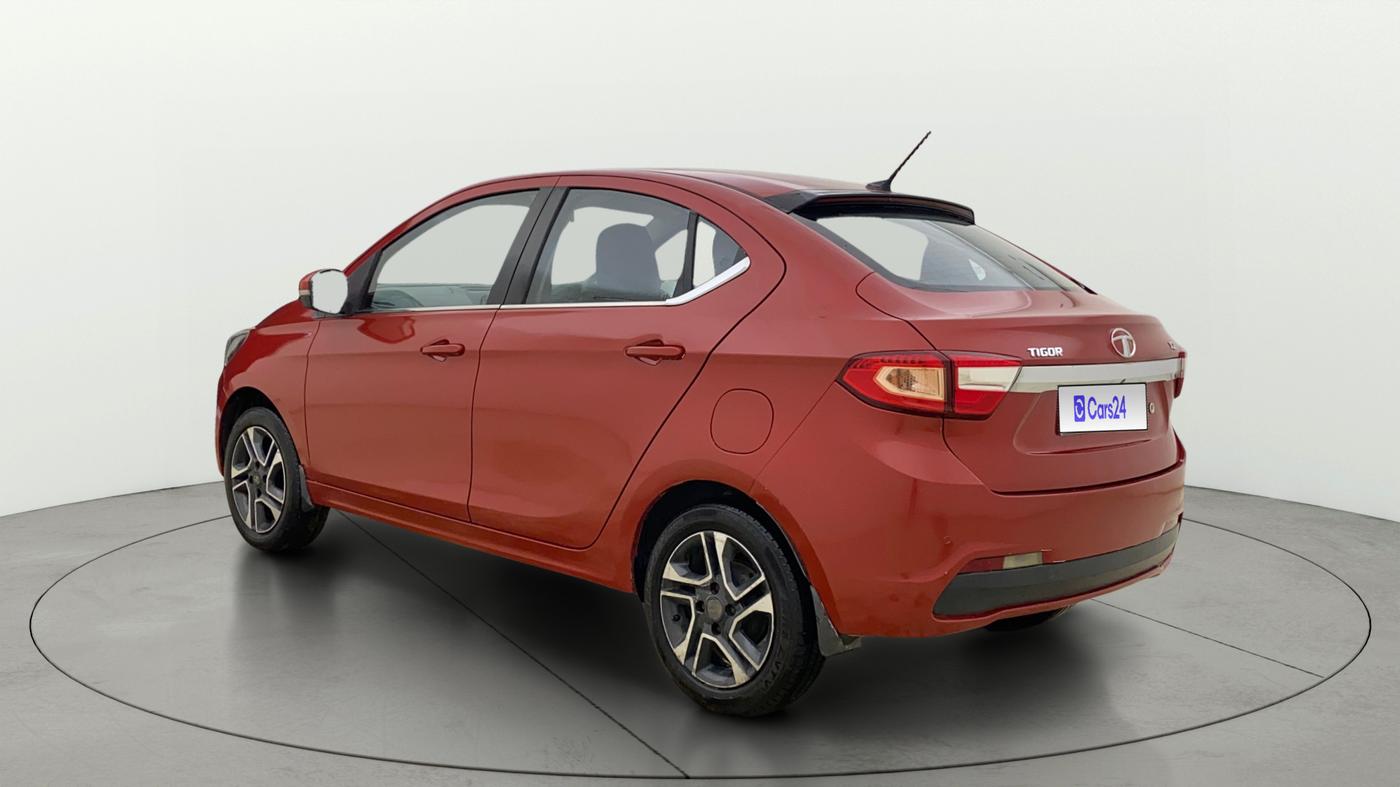 2018 Tata TIGOR XZ (O) PETROL, CNG, Manual, 76,584 km, Left Back Diagonal
