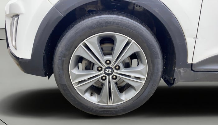 2017 Hyundai Creta SX PLUS AT 1.6 PETROL, Petrol, Automatic, 73,507 km, Left Front Wheel