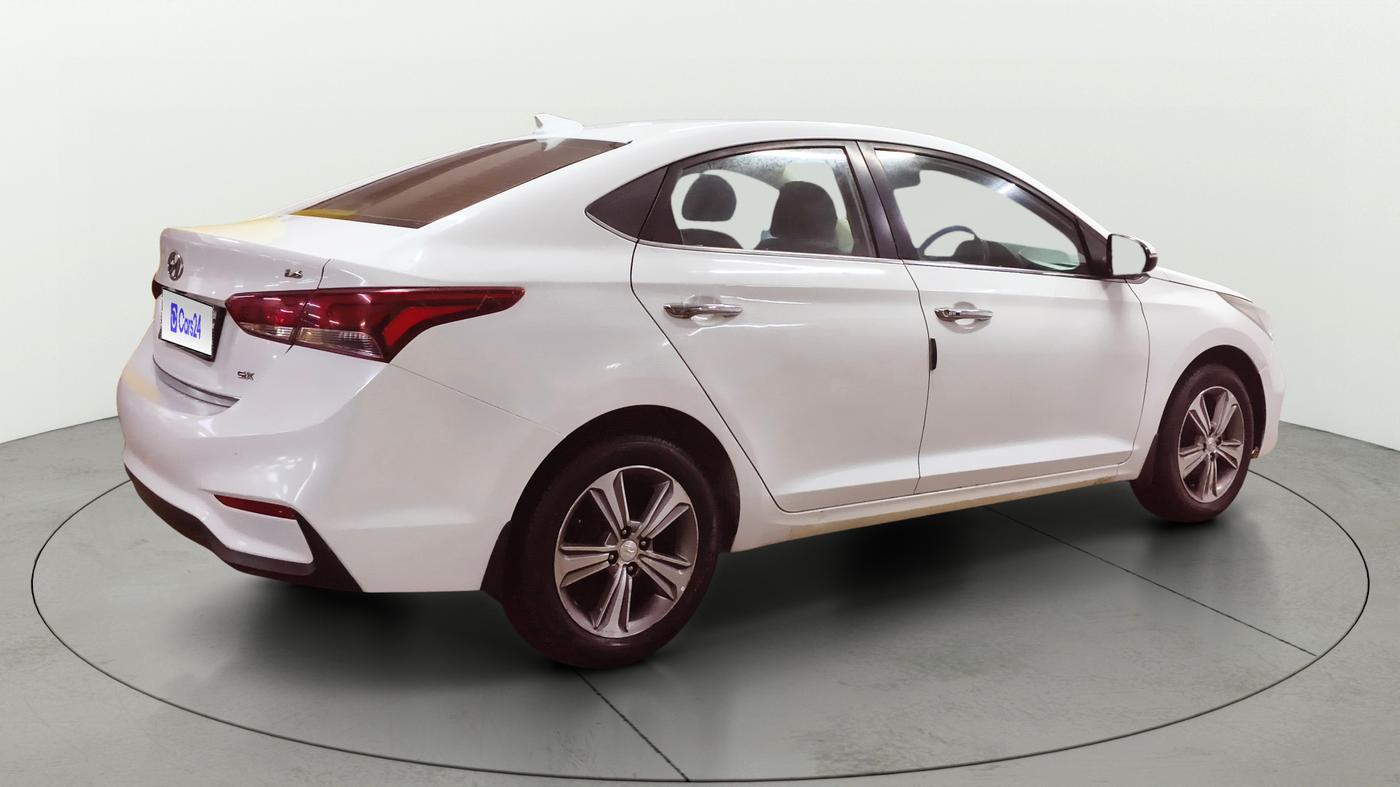 2018 Hyundai Verna 1.6 VTVT SX O, Petrol, Manual, 89,867 km, Right Back Diagonal