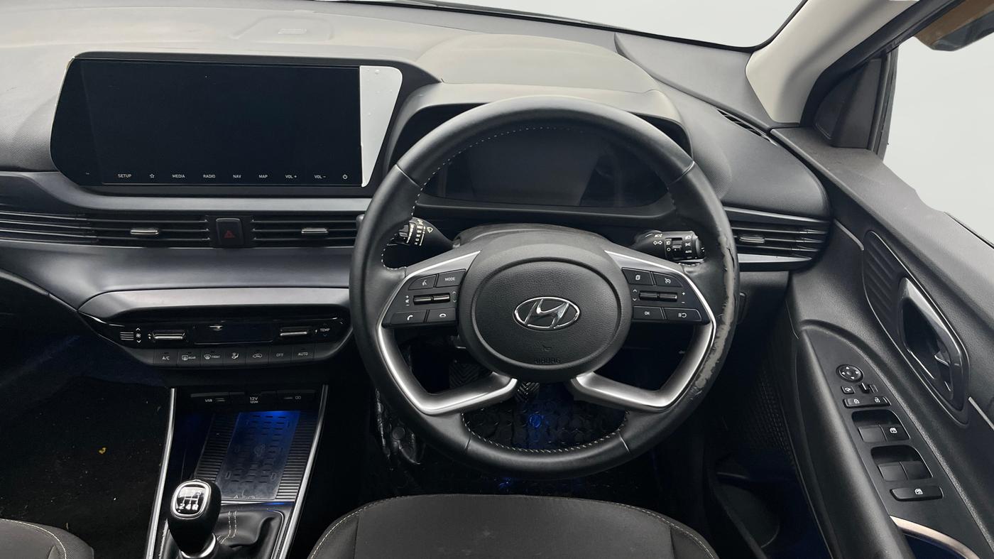 2023 Hyundai NEW I20 ASTA (O) 1.2 MT, Petrol, Manual, 15,037 km, Steering Wheel Close Up