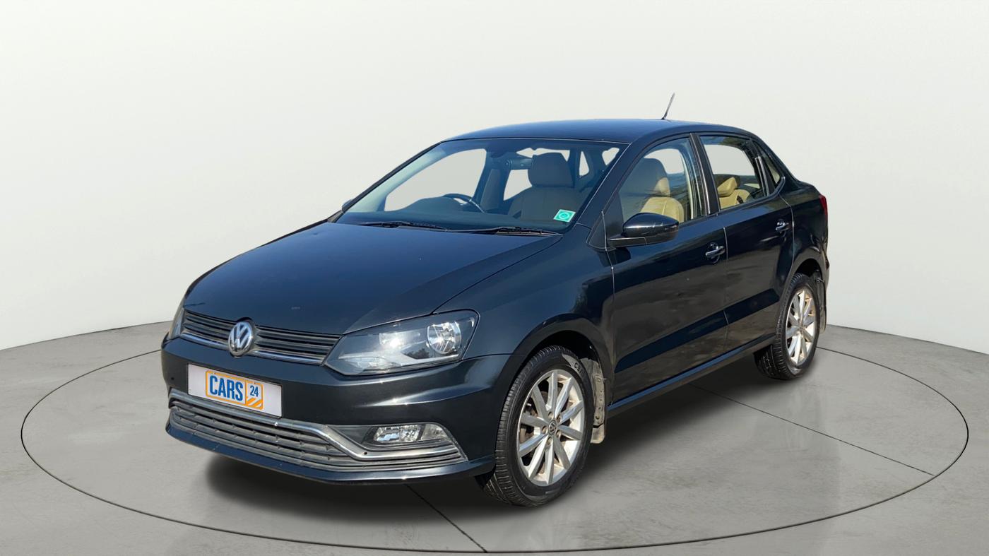 2018 Volkswagen Ameo HIGHLINE PLUS 1.5L AT 16 ALLOY, Diesel, Automatic, 87,218 km, Left Front Diagonal