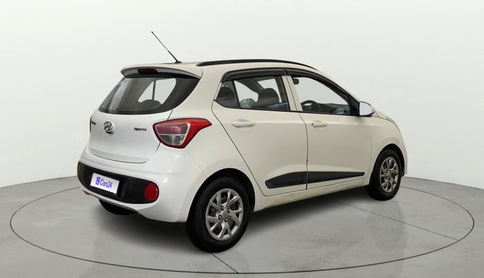 2018 Hyundai Grand i10 SPORTZ 1.2 KAPPA VTVT, Petrol, Manual, 61,254 km, Right Back Diagonal