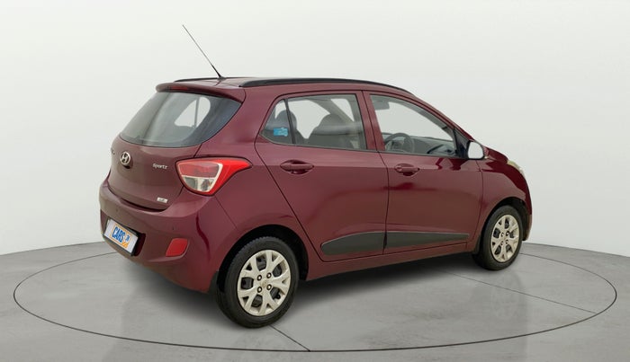 2015 Hyundai Grand i10 SPORTZ 1.2 KAPPA VTVT, Petrol, Manual, 52,135 km, Right Back Diagonal