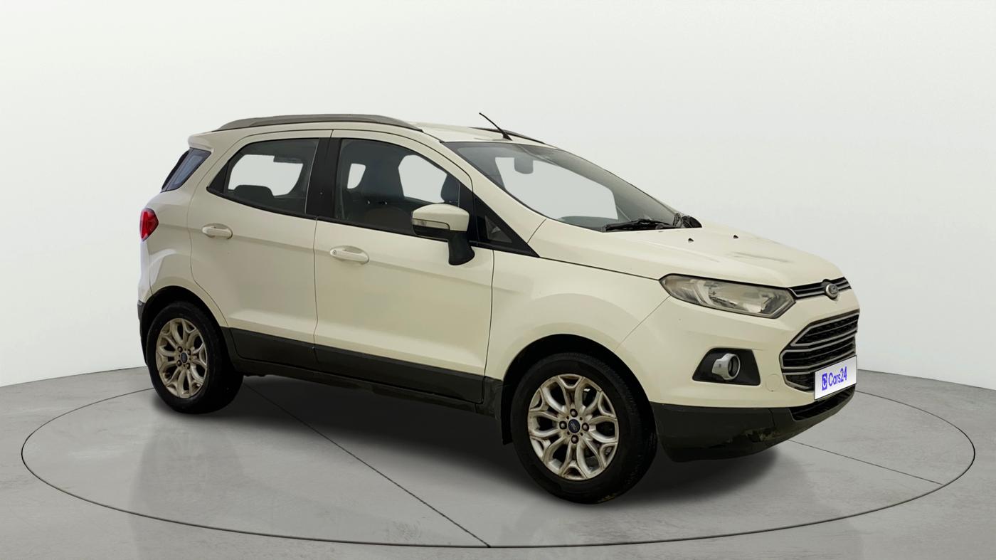 2014 Ford Ecosport TITANIUM 1.5L PETROL AT, CNG, Automatic, 1,21,732 km, Right Front Diagonal