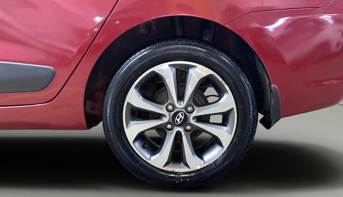 2014 Hyundai Xcent SX AT 1.2 (O), Petrol, Automatic, 44,934 km, Left Rear Wheel