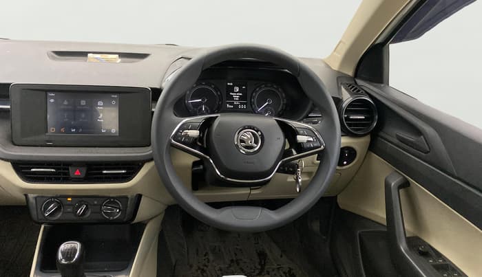 2023 Skoda SLAVIA ACTIVE 1.0L TSI MT, Petrol, Manual, 31,554 km, Steering Wheel Close Up
