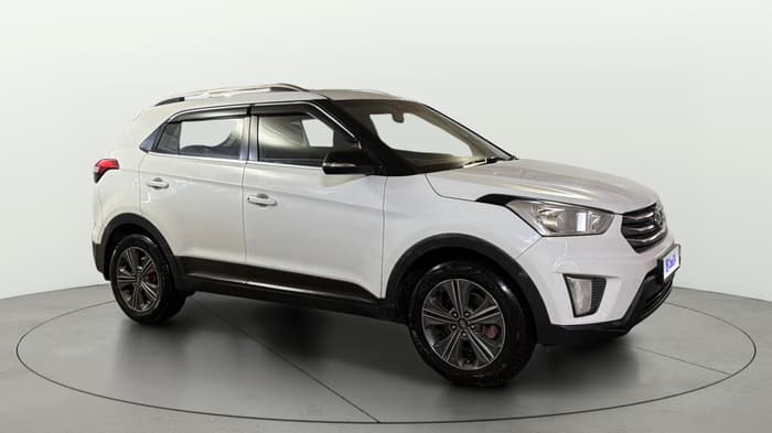 2017 Hyundai Creta E PLUS 1.6 PETROL, Petrol, Manual, 67,789 km, Right Front Diagonal