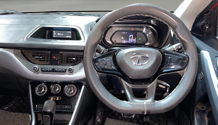2021 Tata NEXON XMA SUNROOF PETROL, Petrol, Automatic, 87,909 km, Steering Wheel Close Up