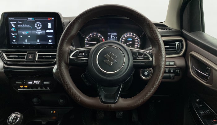 2023 Maruti FRONX ALPHA 1.0 TURBO MT, Petrol, Manual, 94,498 km, Steering Wheel Close Up