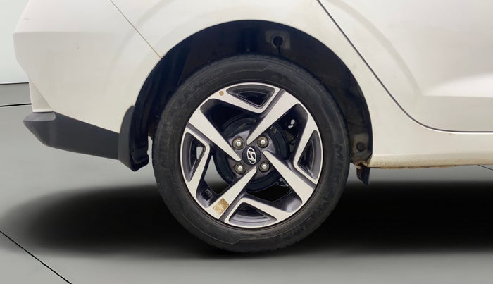 2022 Hyundai AURA SX PLUS 1.2 AMT, Petrol, Automatic, 14,943 km, Right Rear Wheel