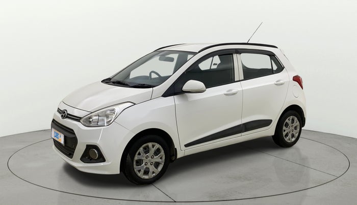 2016 Hyundai Grand i10 SPORTZ 1.2 KAPPA VTVT, Petrol, Manual, 56,646 km, Left Front Diagonal