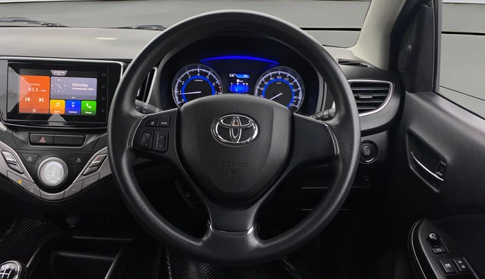 2021 Toyota Glanza G, Petrol, Manual, 28,919 km, Steering Wheel Close Up