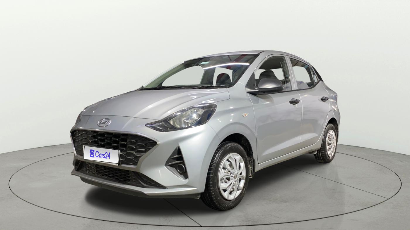 2020 Hyundai AURA E 1.2, Petrol, Manual, 1,17,154 km, Left Front Diagonal