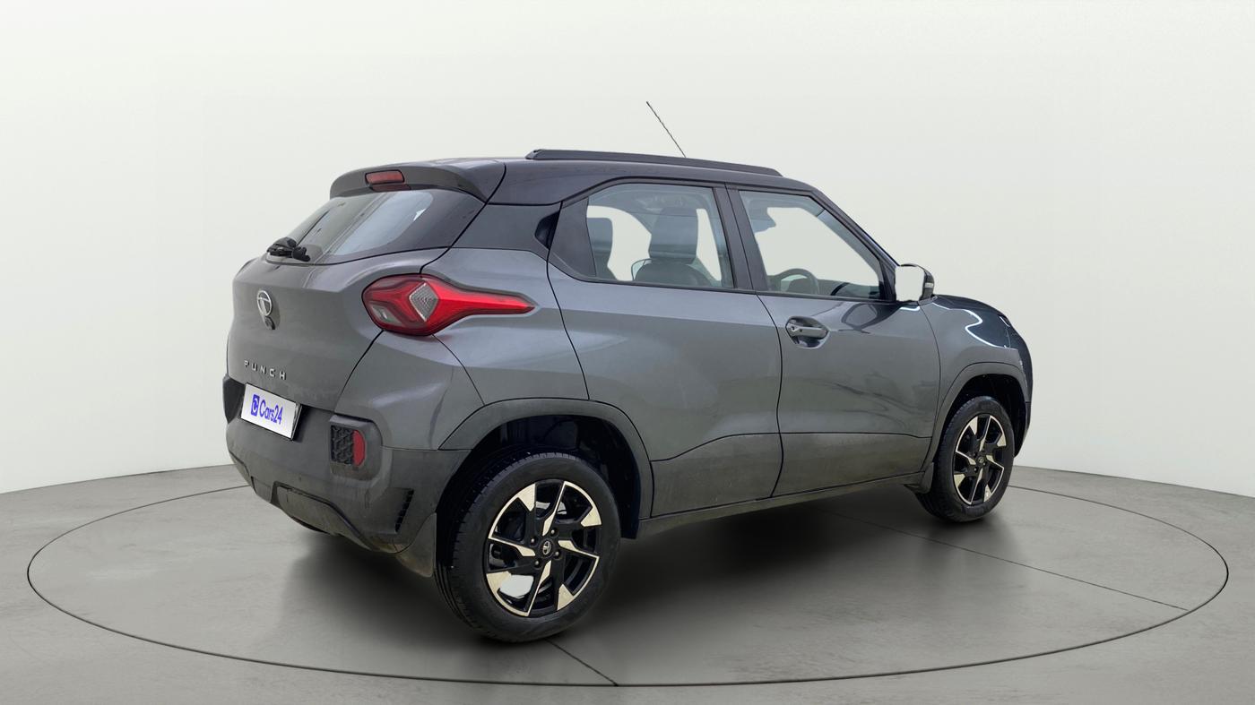 2021 Tata PUNCH CREATIVE  iRA PACK AMT, Petrol, Automatic, 19,008 km, Right Back Diagonal
