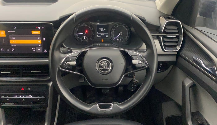 2022 Skoda KUSHAQ AMBITION 1.0L TSI MT, Petrol, Manual, 31,715 km, Steering Wheel Close Up