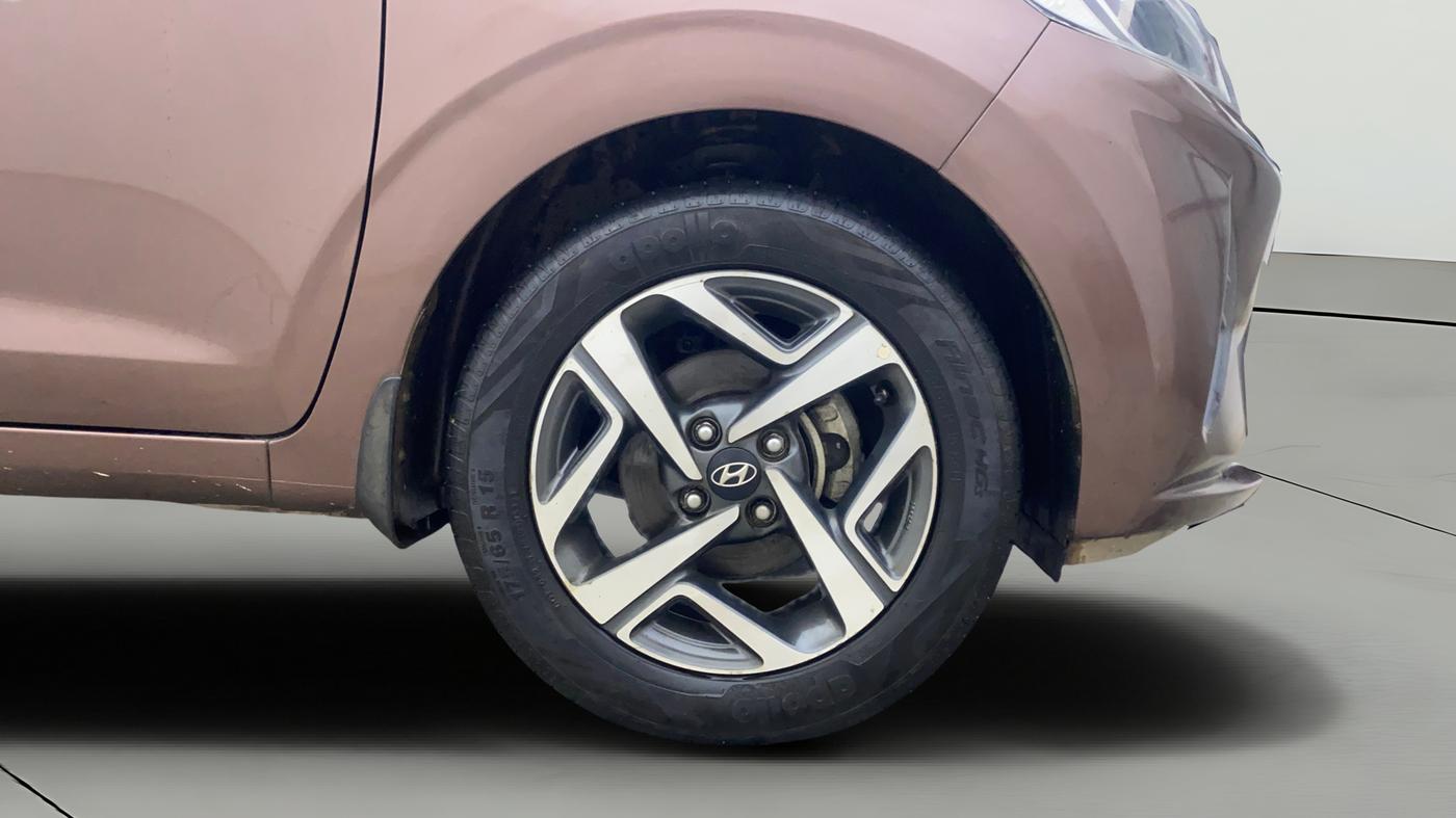 2021 Hyundai AURA SX PLUS 1.2 AMT, Petrol, Automatic, 93,864 km, Right Front Wheel