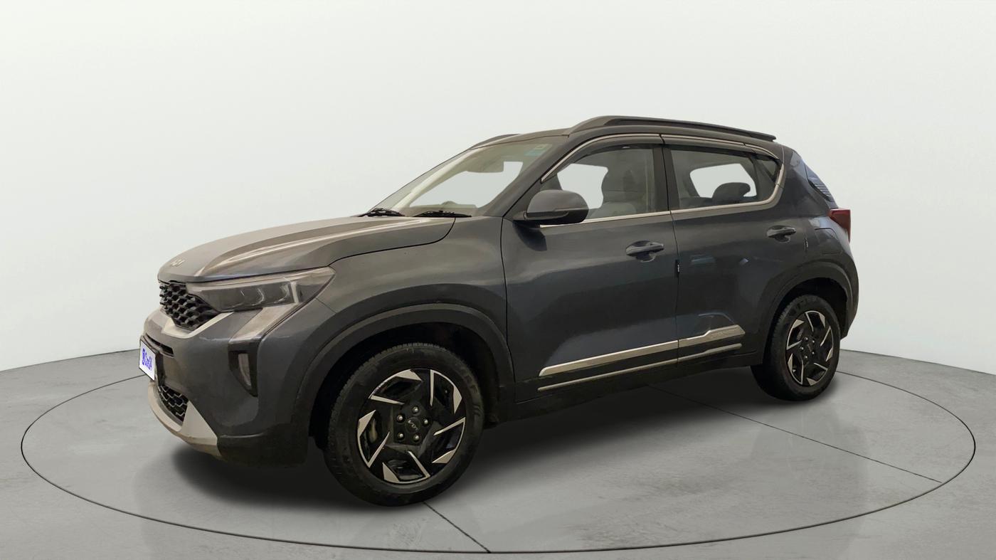 2024 KIA SONET HTX 1.0 TURBO PETROL IMT, Petrol, Manual, 33,874 km, Left Front Diagonal