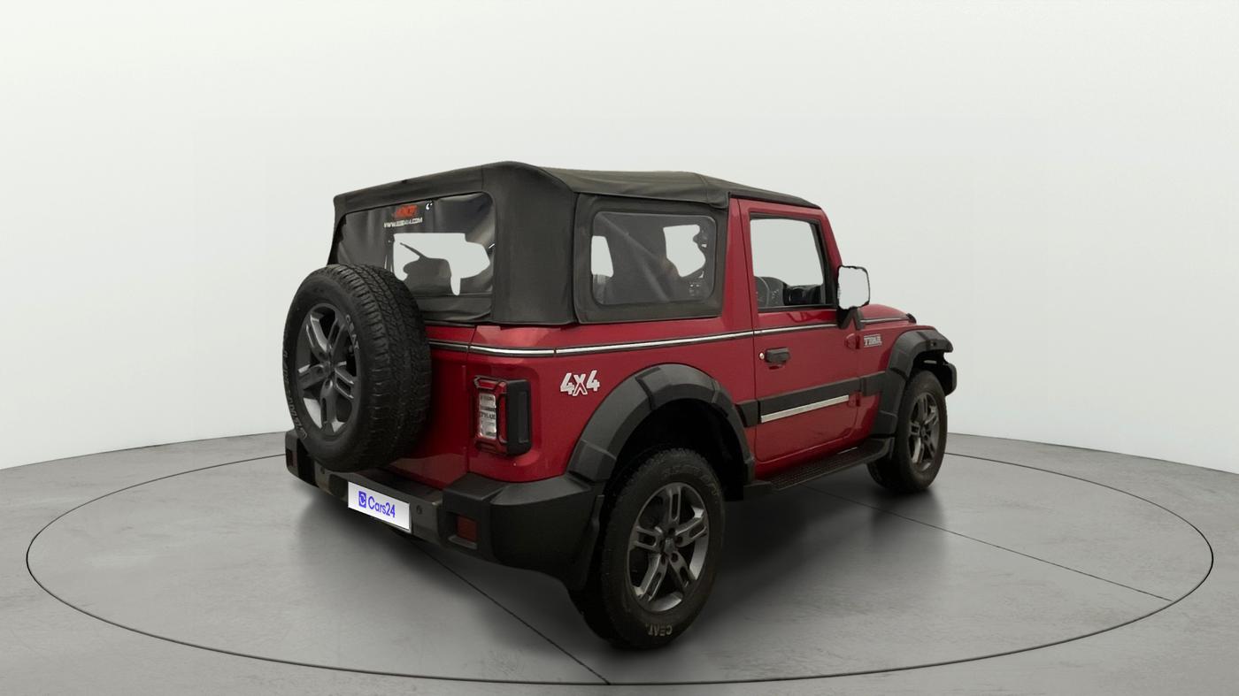 2021 Mahindra Thar LX  P 4WD AT CONVERTIBLE, Petrol, Automatic, 39,461 km, Right Back Diagonal