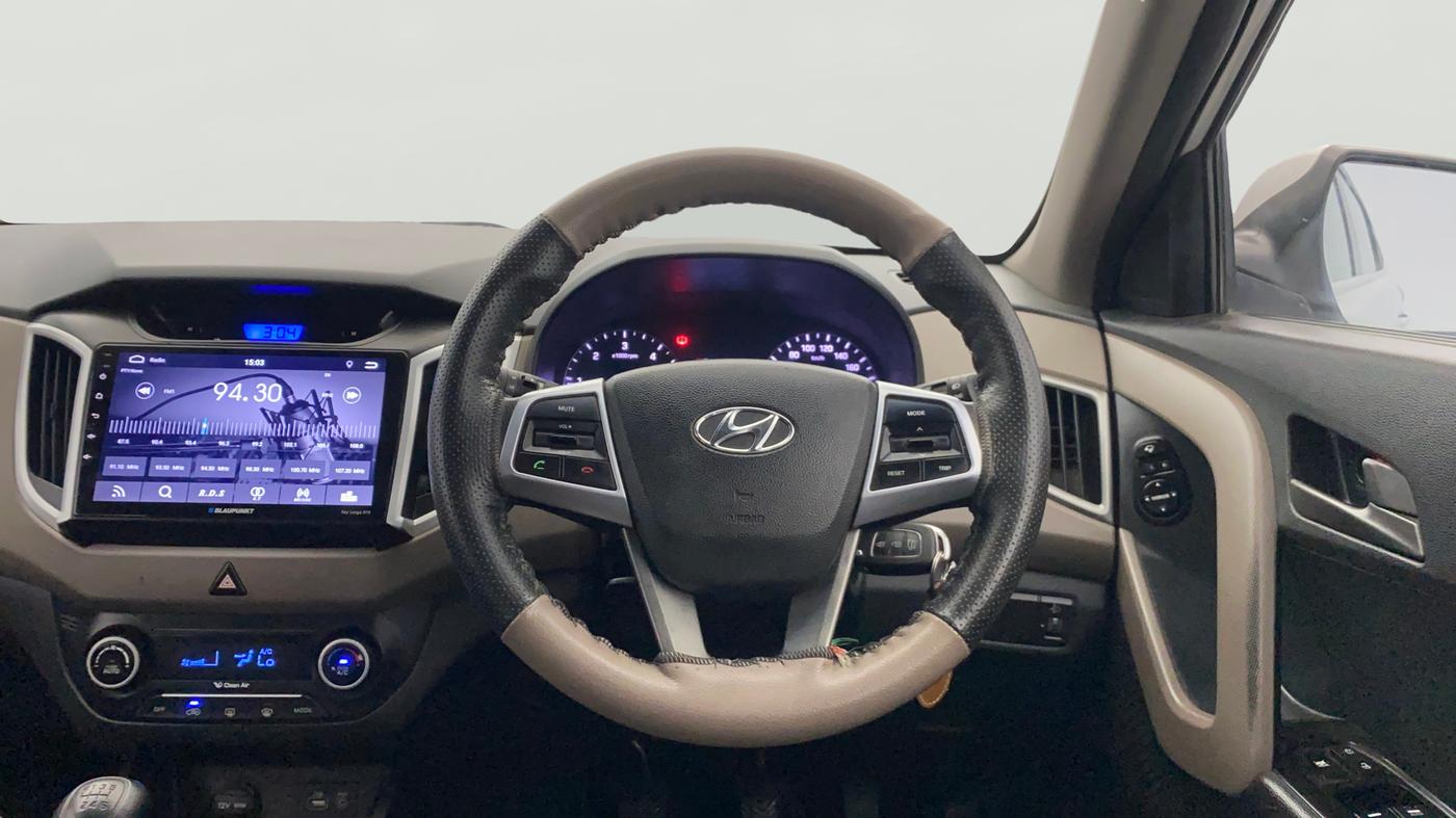 2016 Hyundai Creta SX 1.6 DIESEL, Diesel, Manual, 78,058 km, Steering Wheel Close Up