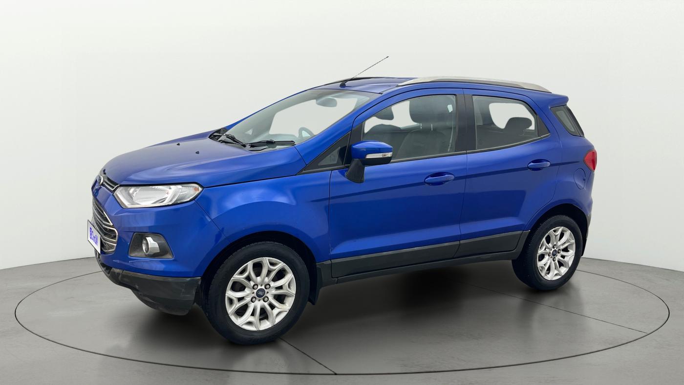2015 Ford Ecosport TITANIUM 1.5L PETROL AT, Petrol, Automatic, 1,04,327 km, Left Front Diagonal