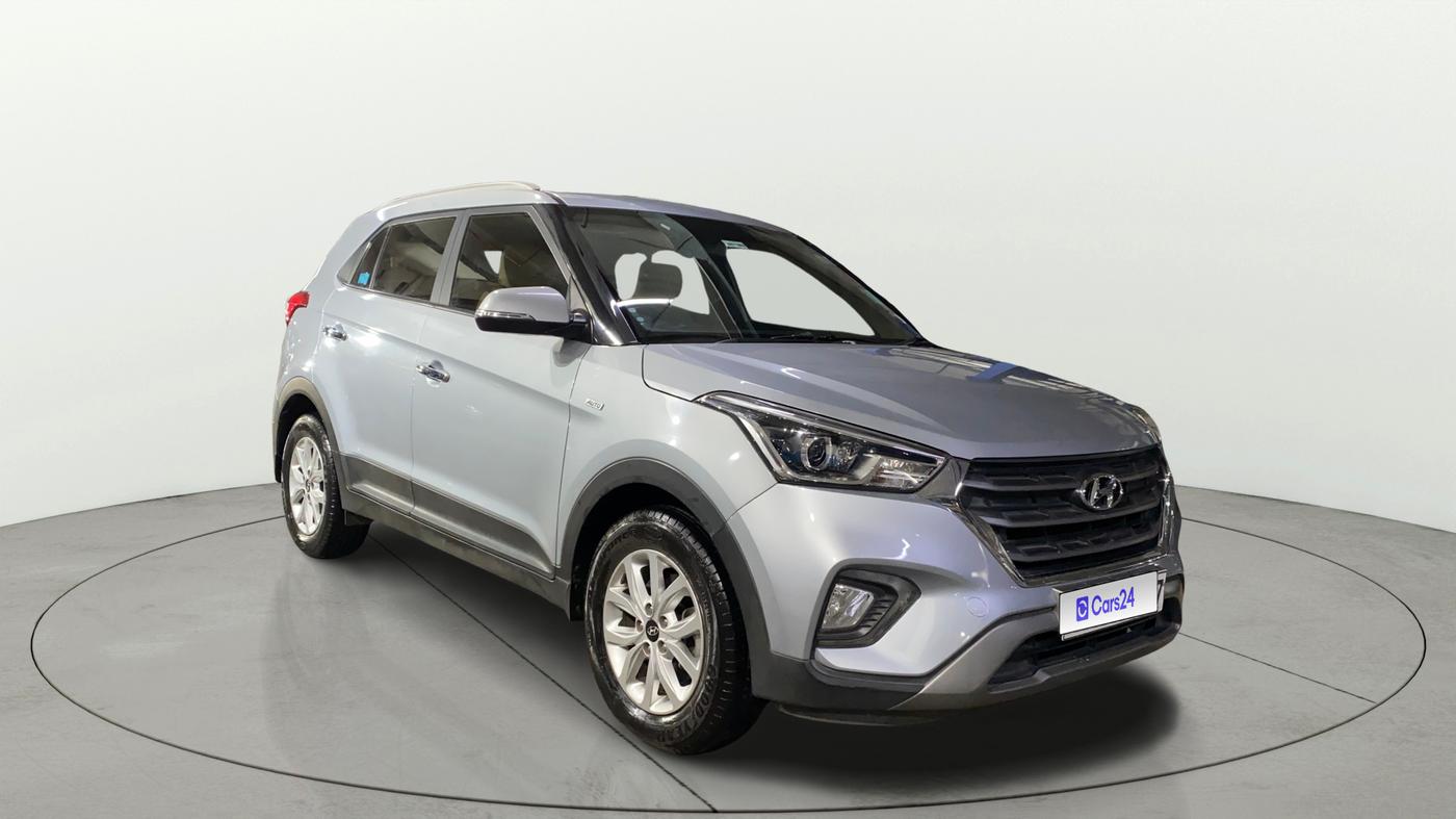 2020 Hyundai Creta SX AT 1.6 DIESEL, Diesel, Automatic, 24,549 km, Right Front Diagonal