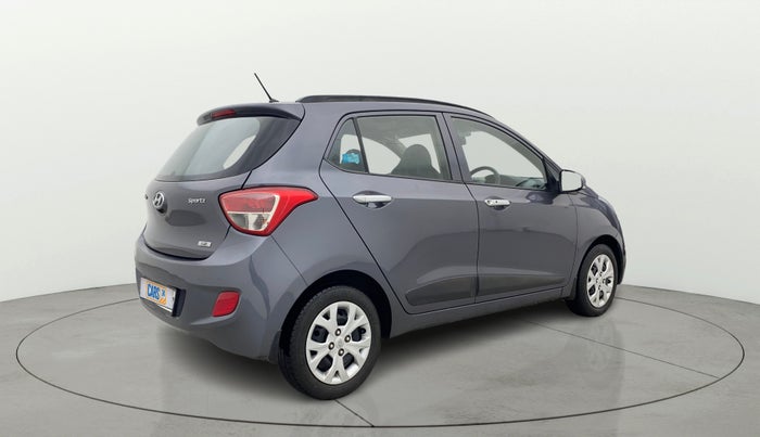 2015 Hyundai Grand i10 SPORTZ 1.2 KAPPA VTVT, Petrol, Manual, 44,365 km, Right Back Diagonal