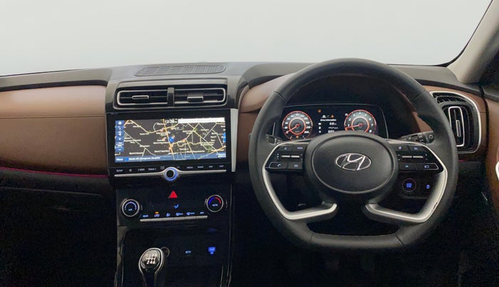 2023 Hyundai ALCAZAR PLATINUM 1.5 TURBO PETROL MT 7STR, Petrol, Manual, 2,045 km, Steering Wheel Close Up