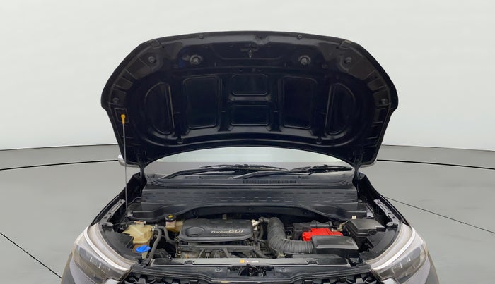 2021 KIA SONET HTX 1.0 IMT, Petrol, Manual, 1,04,326 km, Open Bonet