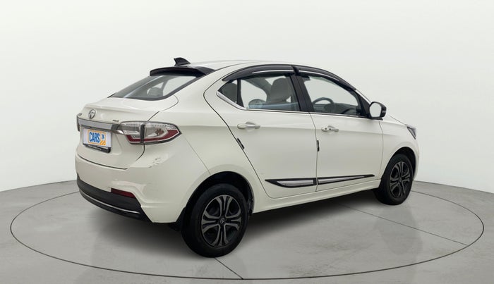 2023 Tata TIGOR XZ PLUS CNG LEATHERETTE PACK, CNG, Manual, 34,246 km, Right Back Diagonal