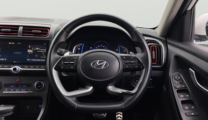 2020 Hyundai Creta SX (O) 1.4 TURBO DCT, Petrol, Automatic, 85,108 km, Steering Wheel Close Up