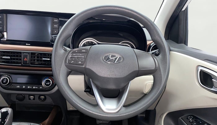 2022 Hyundai AURA SX PLUS 1.2 AMT, Petrol, Automatic, 53,946 km, Steering Wheel Close Up