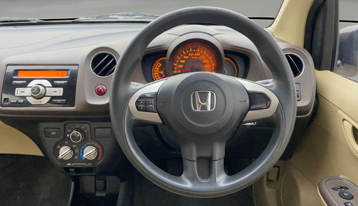 2013 Honda Amaze 1.2L I-VTEC S, Petrol, Manual, 74,159 km, Steering Wheel Close Up