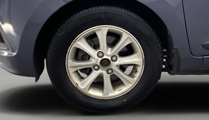 2014 Hyundai Grand i10 ASTA AT 1.2 KAPPA VTVT, Petrol, Automatic, 47,734 km, Left Front Wheel