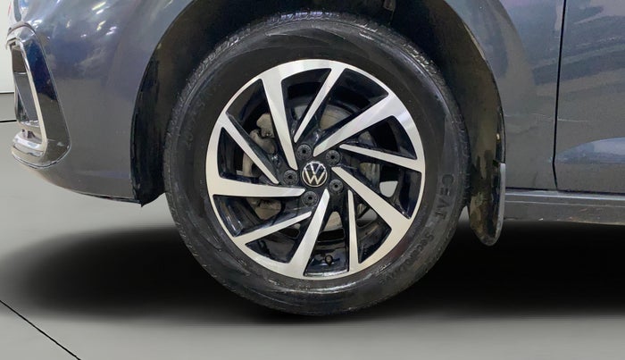 2022 Volkswagen VIRTUS TOPLINE TSI 1.0 AT, Petrol, Automatic, 16,917 km, Left Front Wheel