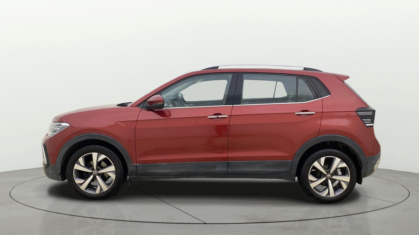 2022 Volkswagen TAIGUN TOPLINE 1.0 TSI AT, Petrol, Automatic, 44,705 km, Left Side