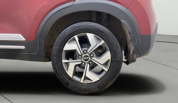 2021 KIA SONET HTX PLUS 1.0 IMT, Petrol, Manual, 50,123 km, Left Rear Wheel