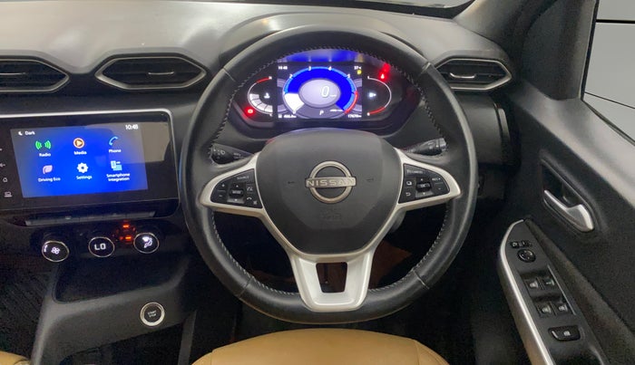 2022 Nissan MAGNITE XV PREMIUM TURBO CVT, Petrol, Automatic, 17,630 km, Steering Wheel Close Up