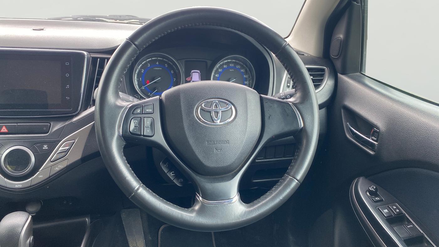 2019 Toyota Glanza V CVT, Petrol, Automatic, 25,218 km, Steering Wheel Close Up