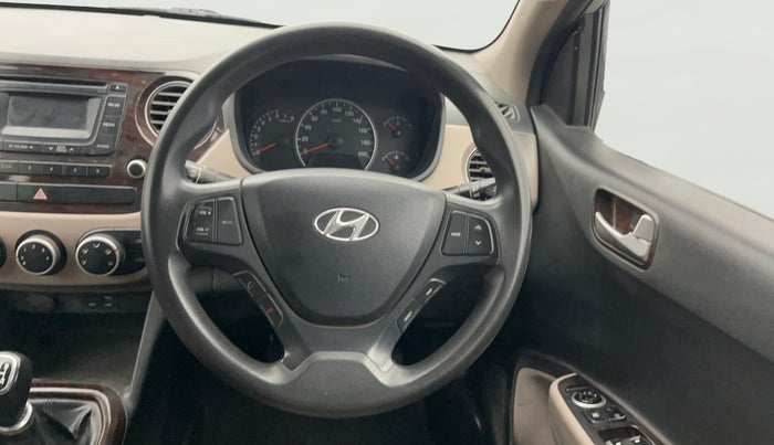 2015 Hyundai Grand i10 SPORTZ 1.2 KAPPA VTVT, Petrol, Manual, 43,553 km, Steering Wheel Close Up