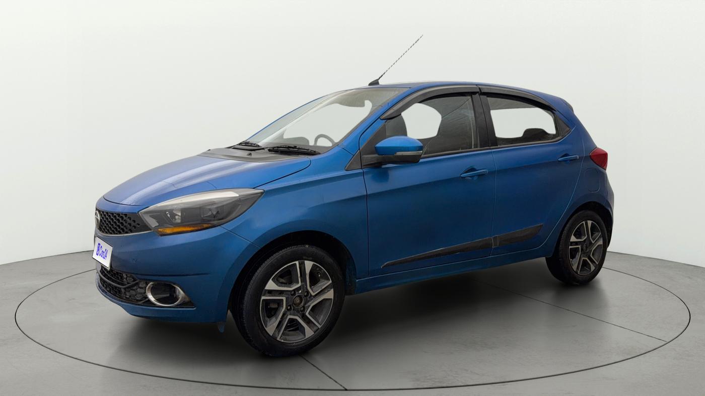 2019 Tata Tiago XZ PLUS PETROL, CNG, Manual, 80,063 km, Left Front Diagonal