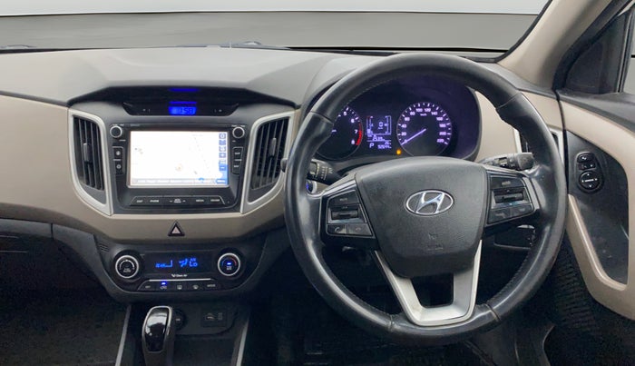 2017 Hyundai Creta SX PLUS AT 1.6 PETROL, Petrol, Automatic, 92,629 km, Steering Wheel Close Up
