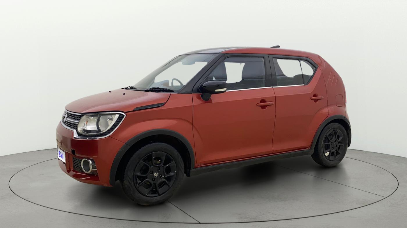 2017 Maruti IGNIS ZETA 1.2 AMT, CNG, Automatic, 1,28,019 km, Left Front Diagonal