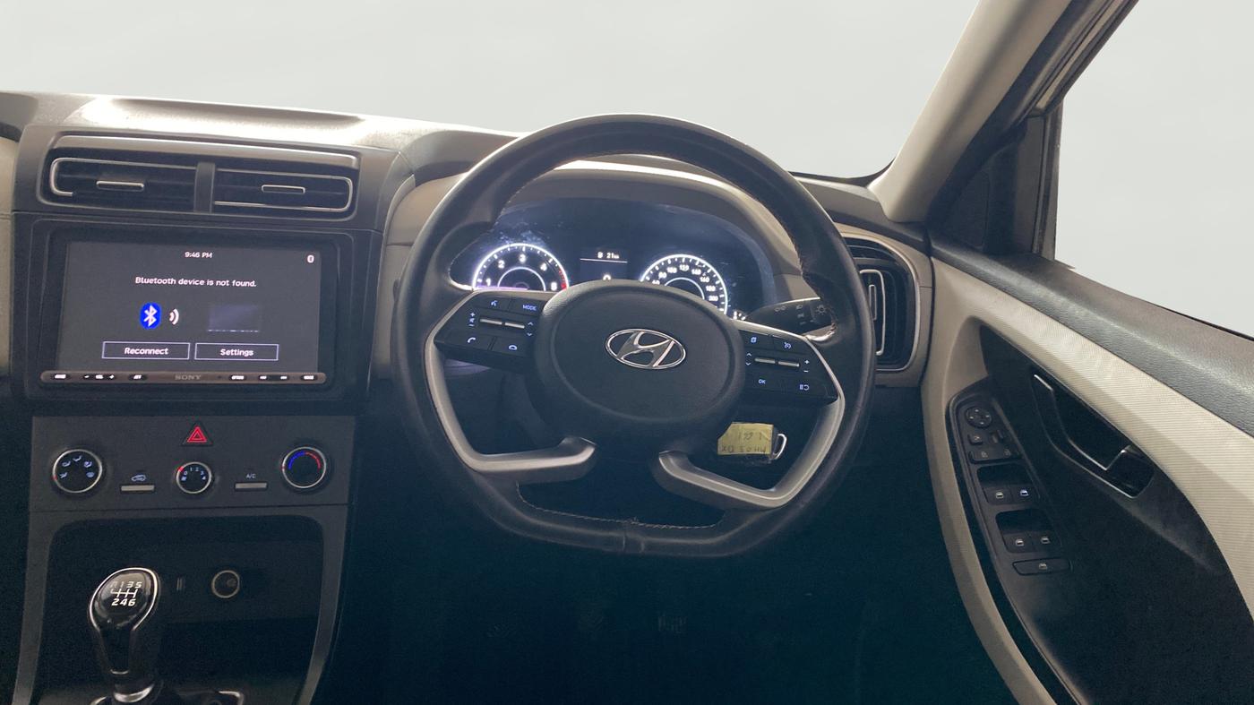 2022 Hyundai Creta E 1.5 DIESEL, Diesel, Manual, 41,912 km, Steering Wheel Close Up