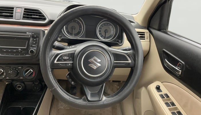 2017 Maruti Dzire VXI, Petrol, Manual, 67,116 km, Steering Wheel Close Up