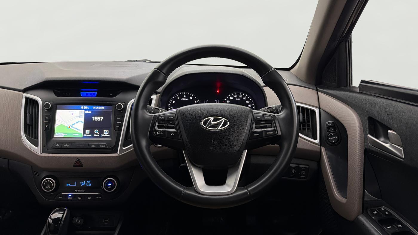 2018 Hyundai Creta SX AT 1.6 PETROL, Petrol, Automatic, 64,878 km, Steering Wheel Close Up