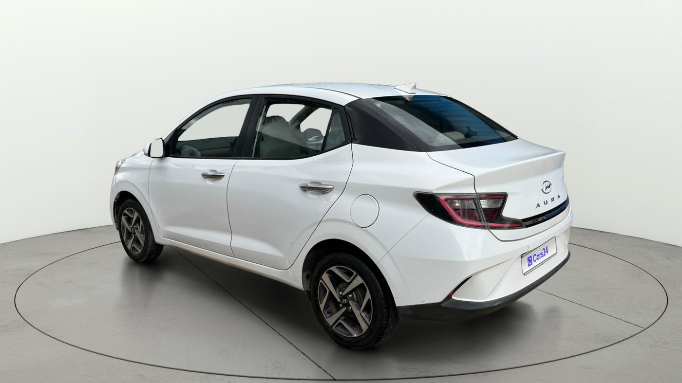 2020 Hyundai AURA SX 1.2 (O), Petrol, Manual, 1,02,808 km, Left Back Diagonal