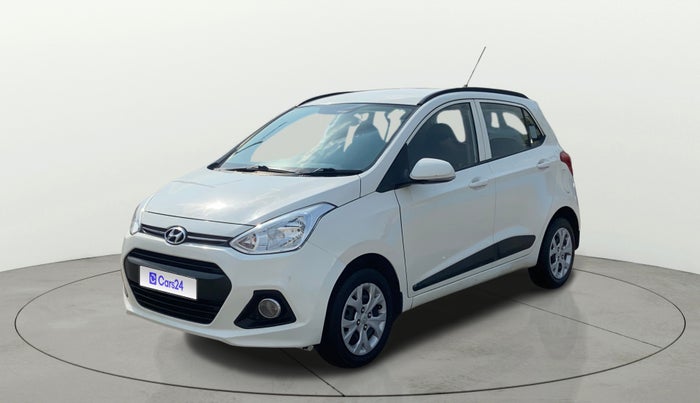 2016 Hyundai Grand i10 SPORTZ 1.2 KAPPA VTVT, Petrol, Manual, 51,857 km, Left Front Diagonal
