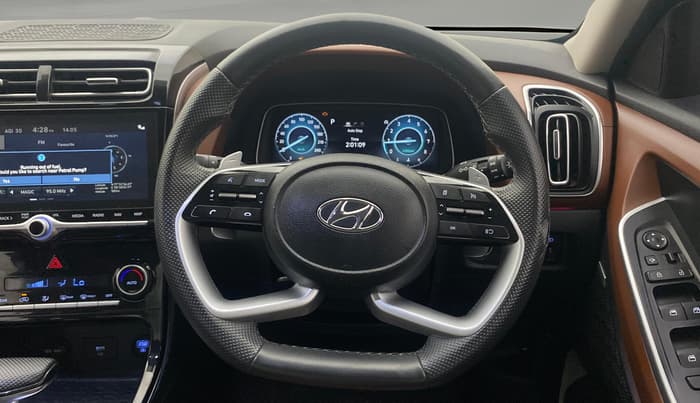 2023 Hyundai ALCAZAR 1.5 SIGNATURE (O) TURBO DCT 7, Petrol, Automatic, 20,034 km, Steering Wheel Close Up