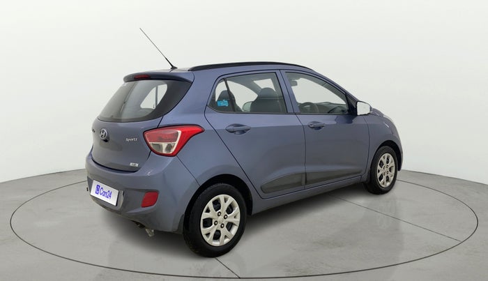 2016 Hyundai Grand i10 SPORTZ 1.2 KAPPA VTVT, Petrol, Manual, 44,216 km, Right Back Diagonal